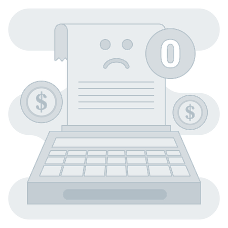 Empty Transaction  Illustration