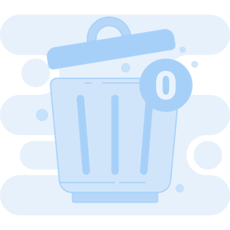 Empty Trash  Illustration