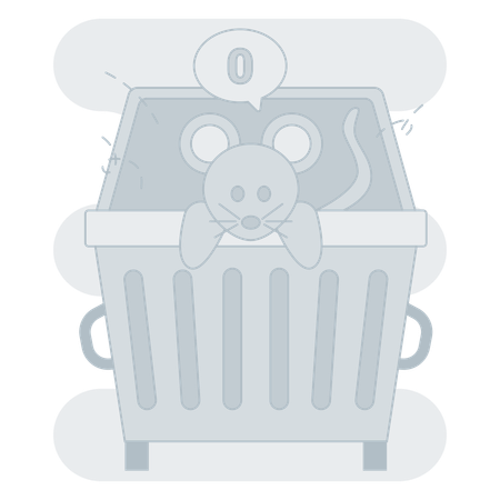 Empty Trash  Illustration