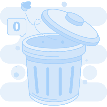 Empty Trash  Illustration