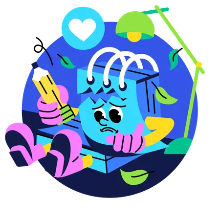 Empty Wishlist  Illustration
