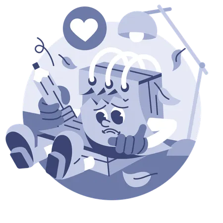 Empty Wishlist  Illustration