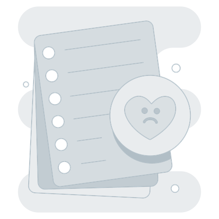 Empty Wishlist  Illustration
