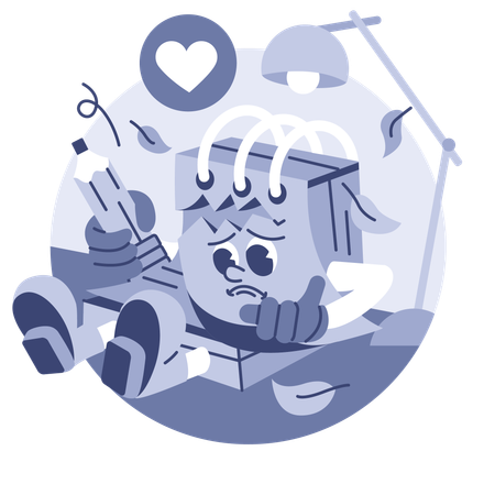 Empty Wishlist  Illustration