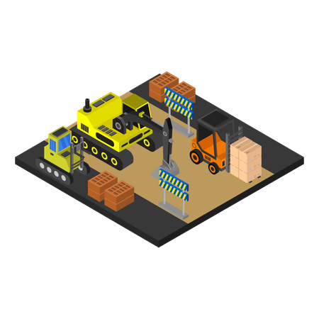 Bajo construcción  Ilustración