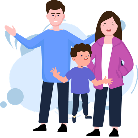 Encarnando la devoción de los padres  Ilustración