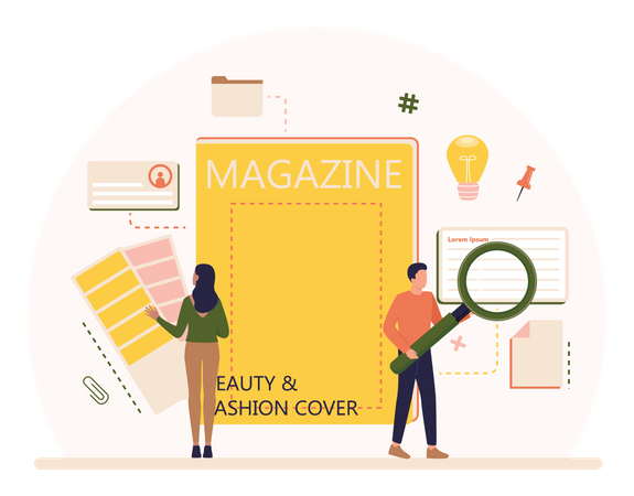 Encontrar contenido de revista  Ilustración