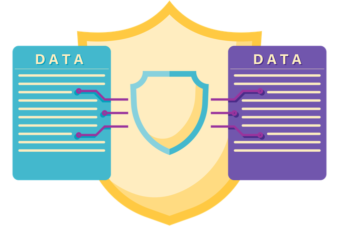 Encrypted Data  Illustration