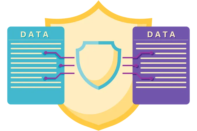 Encrypted Data  Illustration