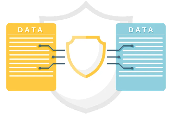 Encrypted Data  Illustration