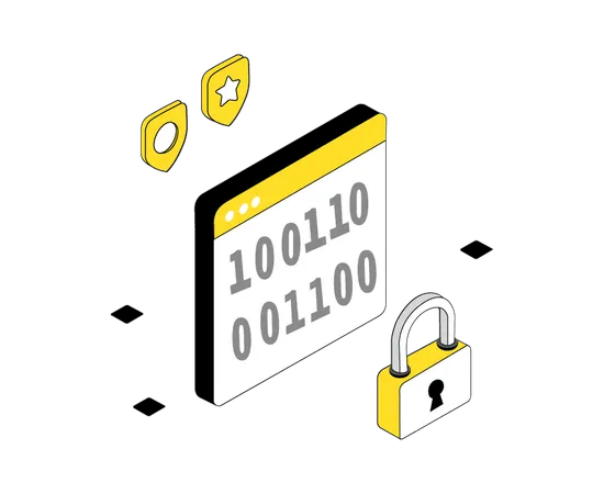 Encrypted Data Protection  Illustration