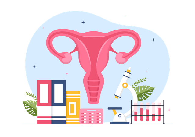 Endometriosis Illustration  Illustration