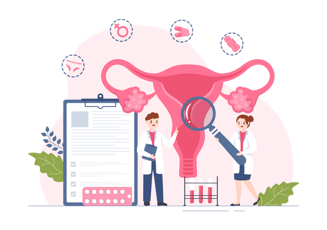 Endometriosis Illustration  일러스트레이션