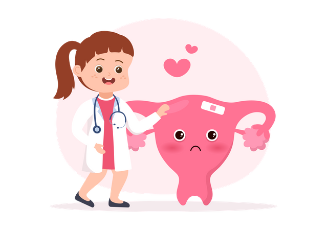 Endometriosis  일러스트레이션