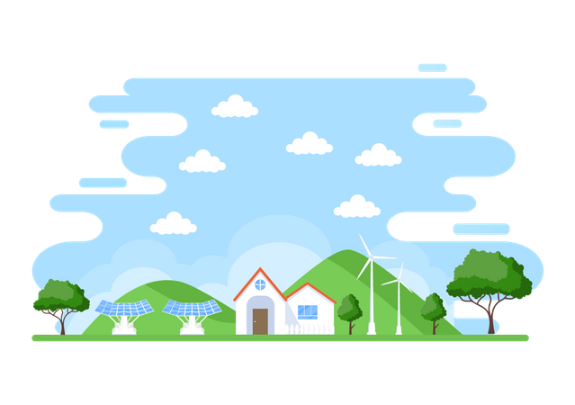 Energía Ecológica  Ilustración