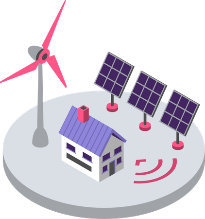 Energía renovable  Ilustración
