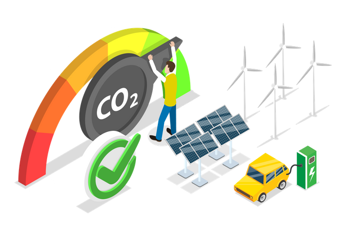 Energía renovable  Ilustración