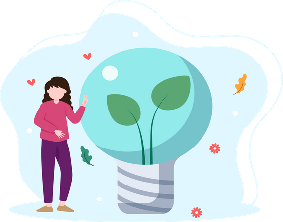 Energía renovable  Ilustración