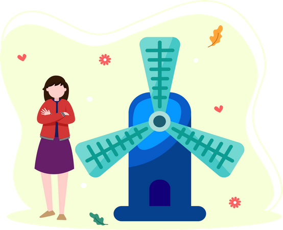 Energía renovable  Ilustración