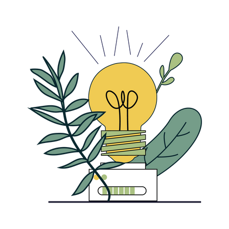 Energía renovable  Ilustración