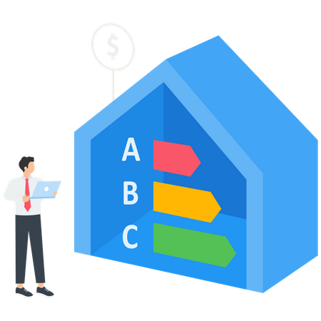 Energieeffizienz  Illustration