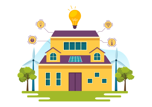 Energieeffizienz  Illustration