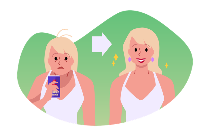 Energy drink promotion  Illustration