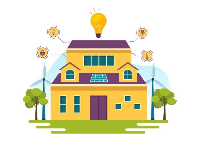 Energy Efficiency  Illustration