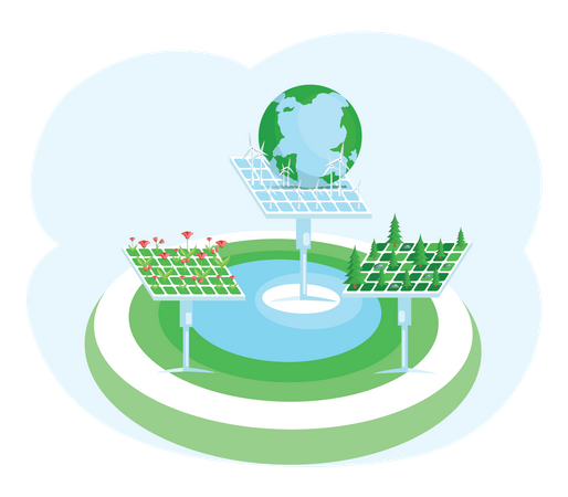 Energy Production  Illustration