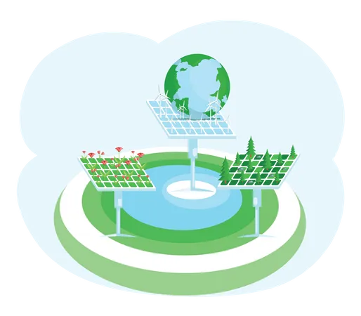 Energy Production  Illustration