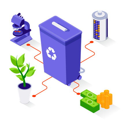 Energy recycling  Illustration