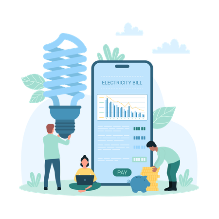 Energy Saving  Illustration