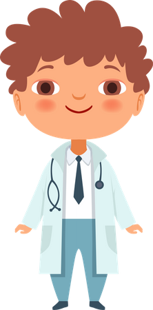 Médecin pour enfants  Illustration