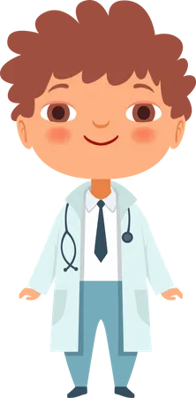 Médecin pour enfants  Illustration