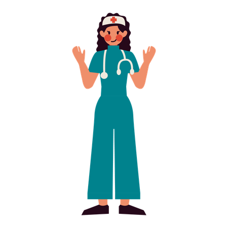 Enfermeira  Ilustração