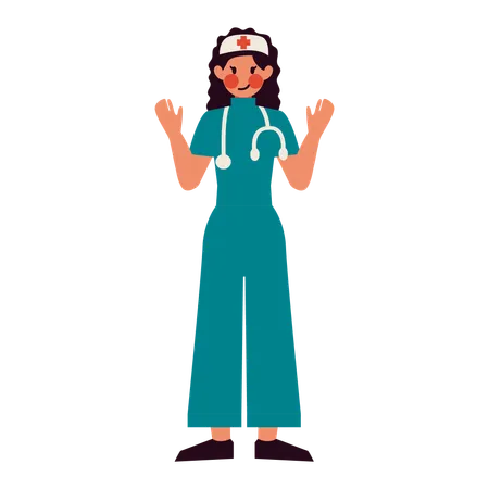 Enfermeira  Ilustração