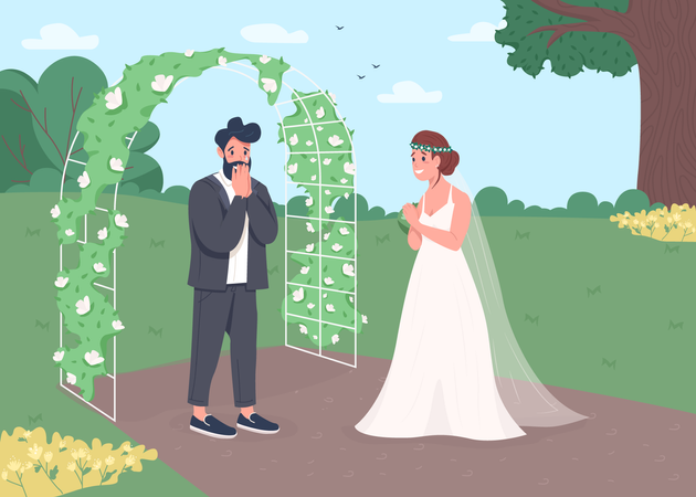 Engagement Ceremony  イラスト