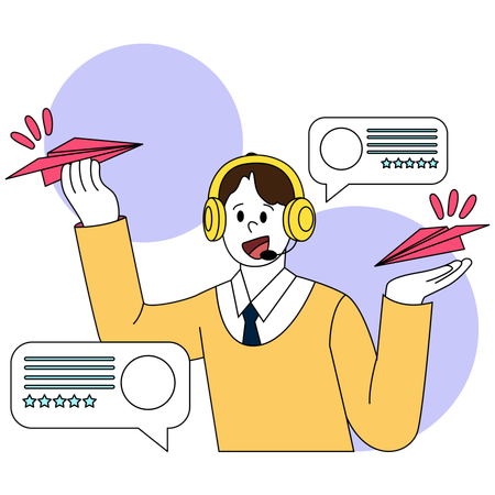 Engaging Customer Feedback Collection  Illustration