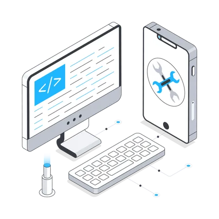 Engenharia de software  Illustration