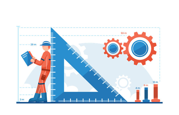 Engenheiro técnico  Ilustração