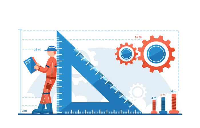 Engenheiro técnico  Ilustração