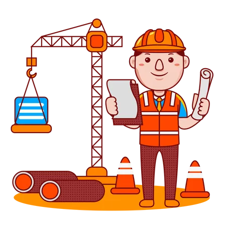 Engineer  Illustration