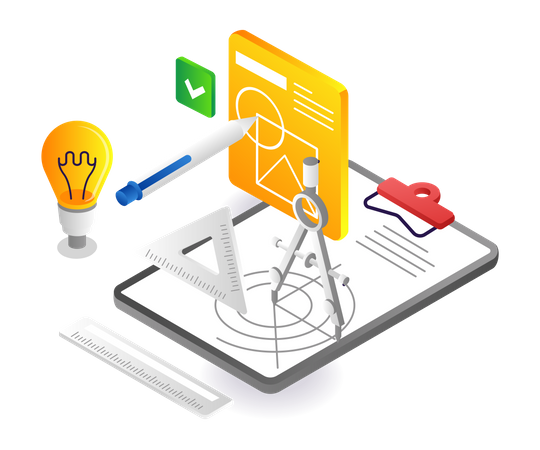 Engineering drawing ideas  Illustration