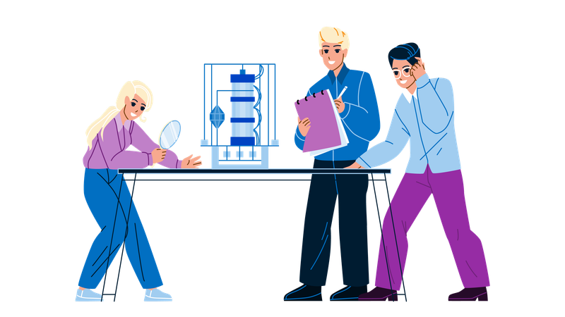 Engineering Laboratory  Illustration