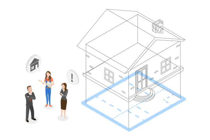 Engineering Project Construction  Illustration