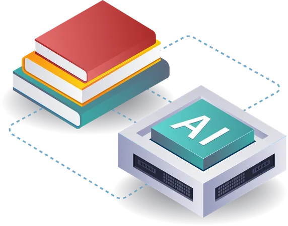 Enhancing Education with Artificial Intelligence Technology  Illustration