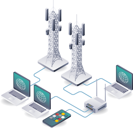 Enhancing Information Systems with Hardware Networks  Illustration