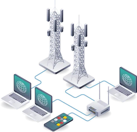 Enhancing Information Systems with Hardware Networks  Illustration