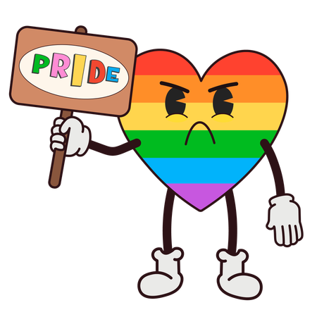 Enjoy pride community  Illustration