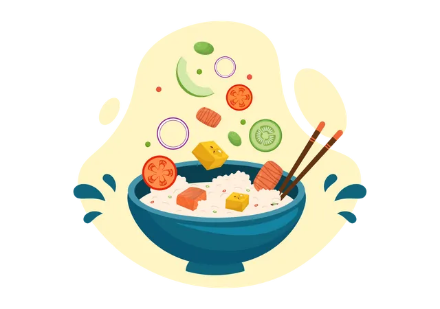 Enjoy Your Meal  Illustration